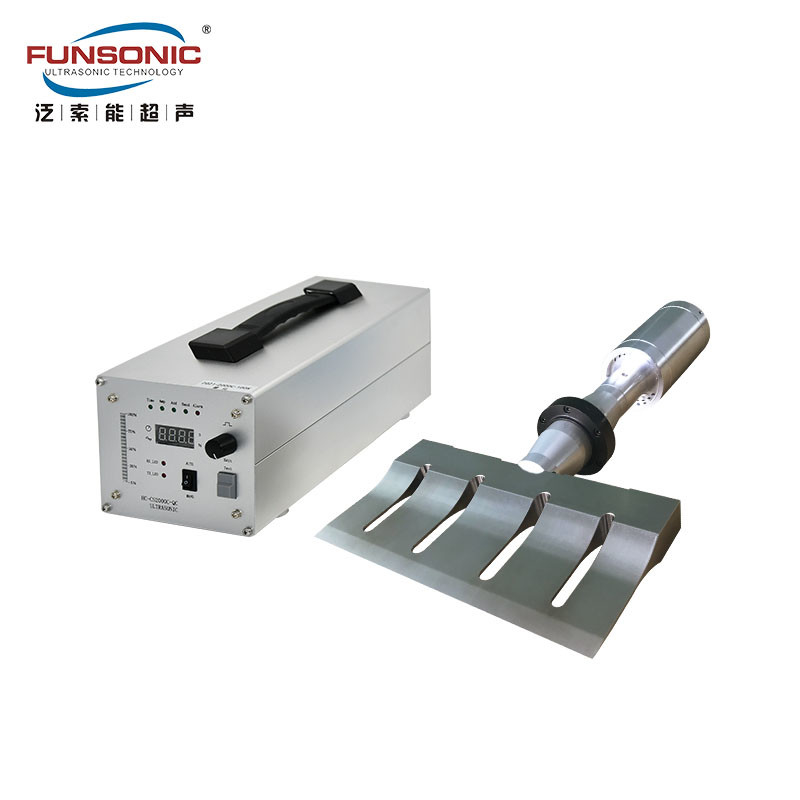 20Khz Ultrasonic Cake Bread Cutting Machine With 255mm Titanium Blade Customized Knife