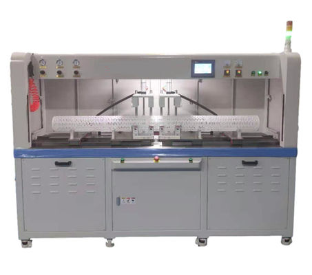 Plisowana maszyna do przedłużania elementów filtrujących Podwójna stacja Duży przepływ